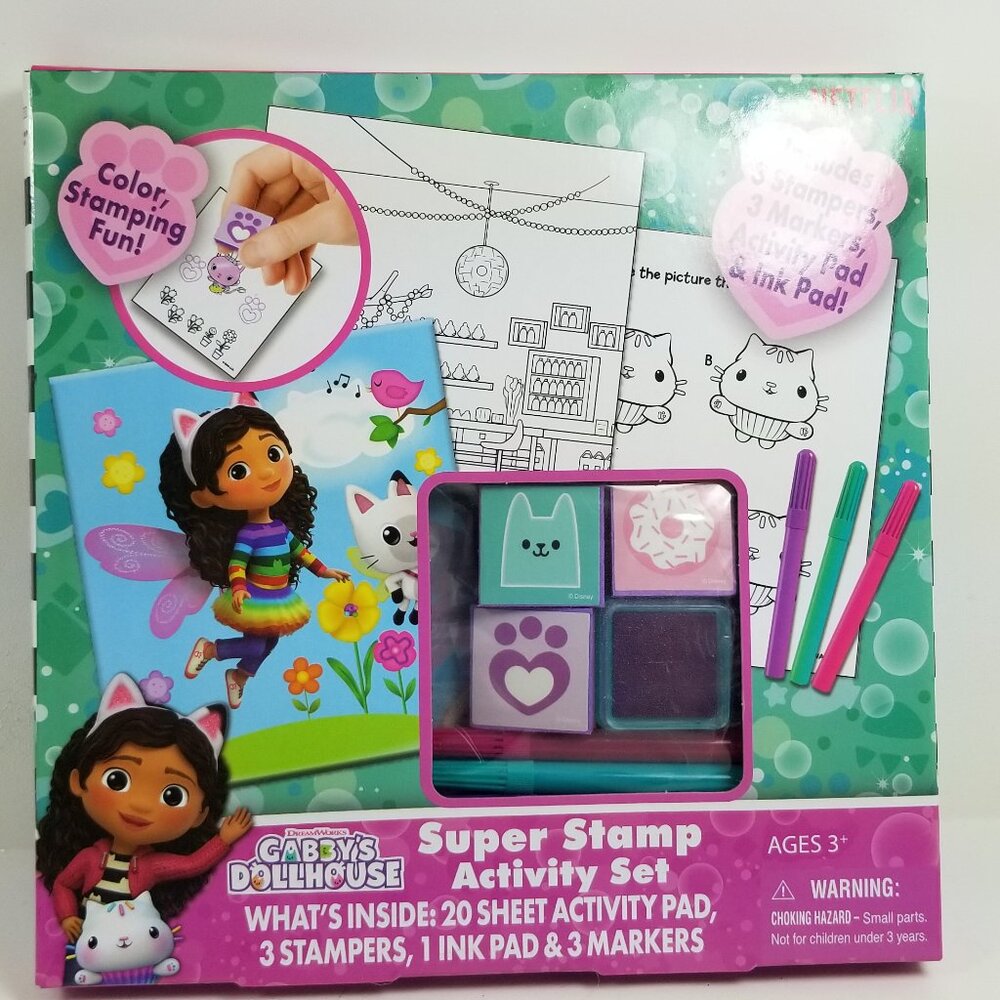 Gabby's Dollhouse Super stamp activity set